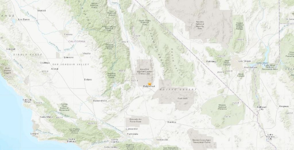 terremoto california