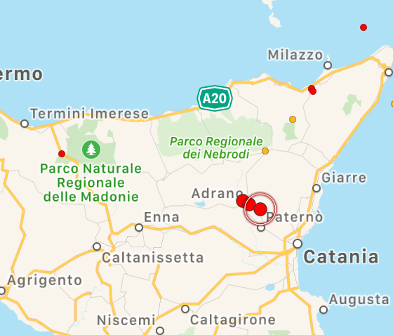 terremoto catania