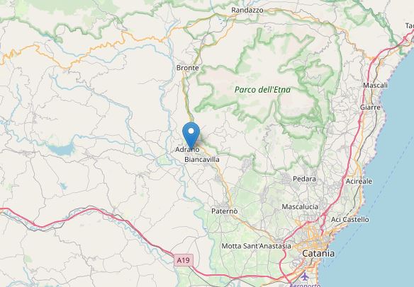 terremoto catania adrano