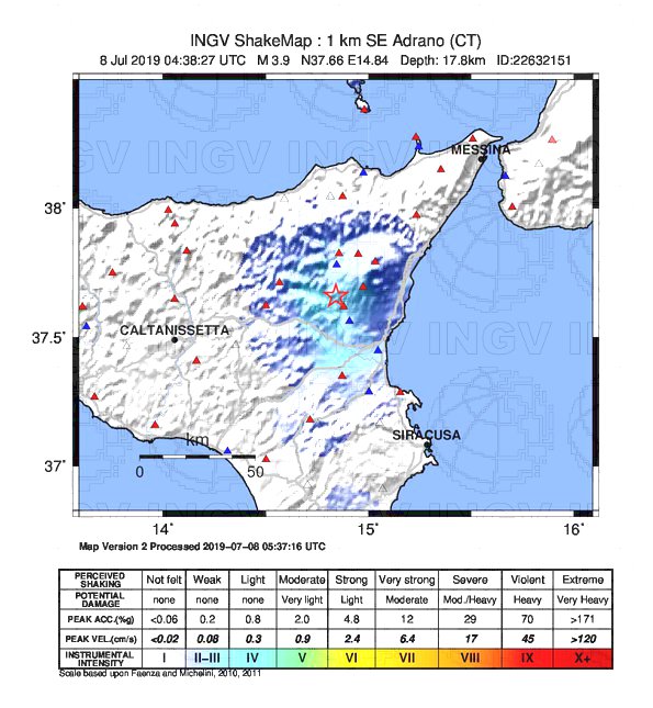 terremoto catania