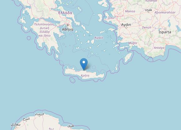 terremoto creta oggi