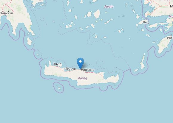 terremoto creta oggi
