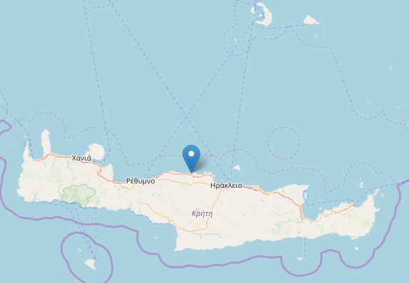 terremoto creta oggi
