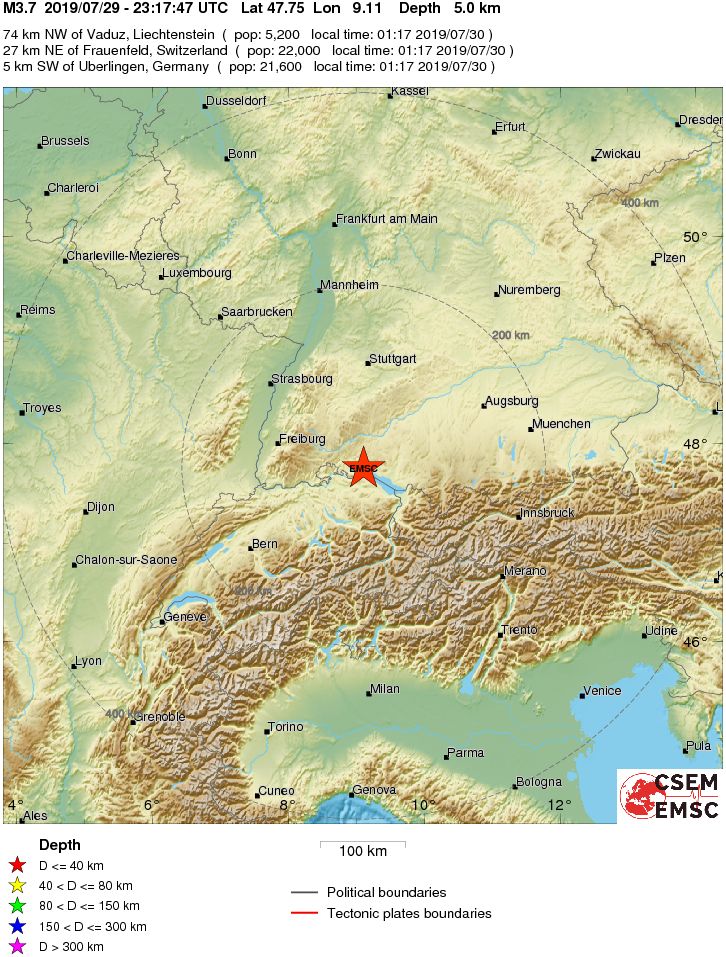 terremoto germania