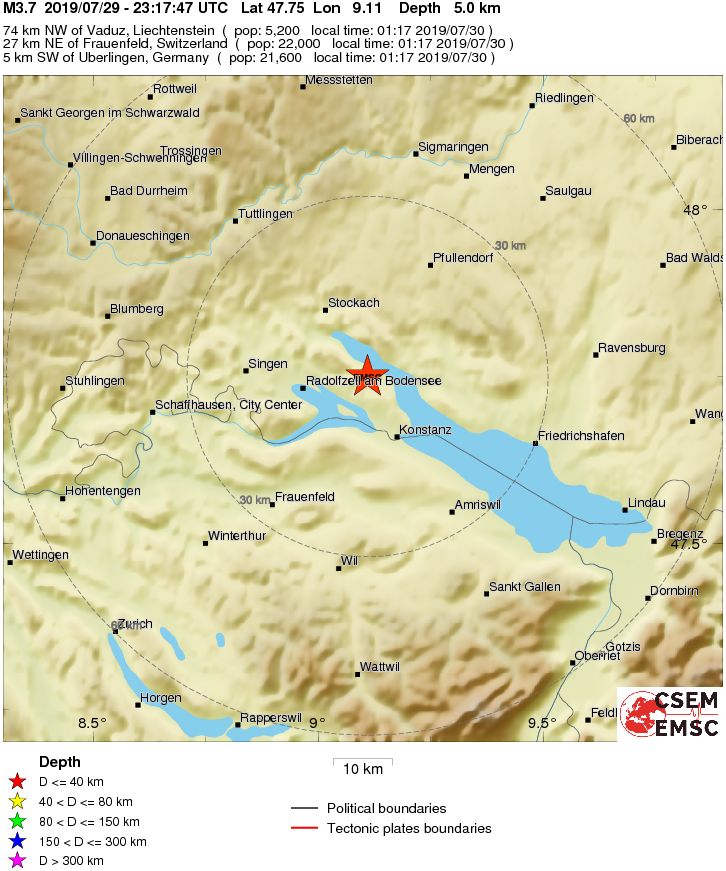 terremoto germania