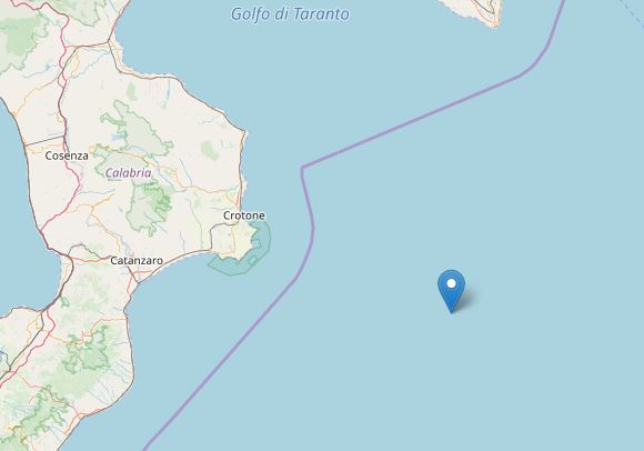 terremoto calabria grecia ionio