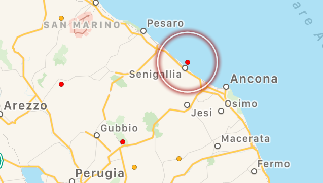 terremoto senigallia