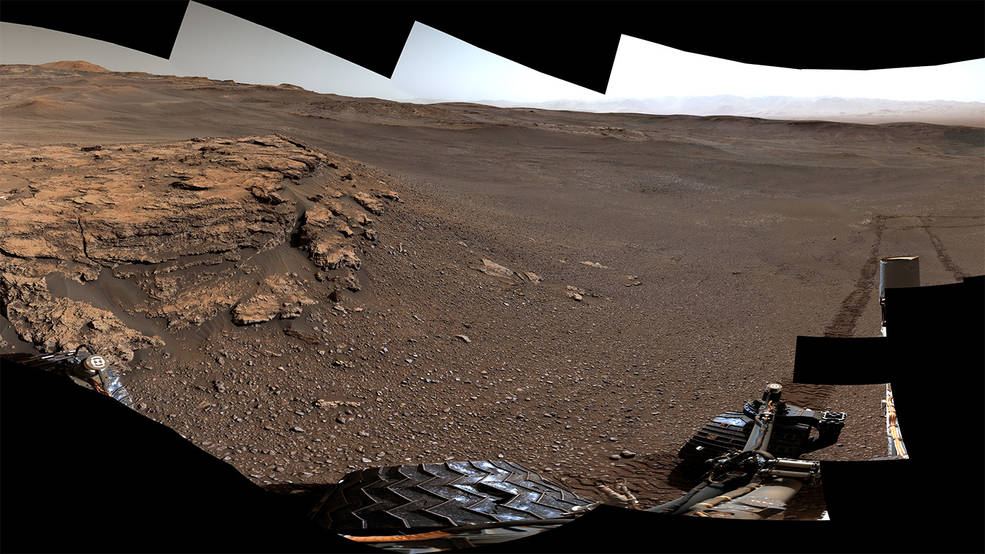 Marte Teal Ridge Curiosity