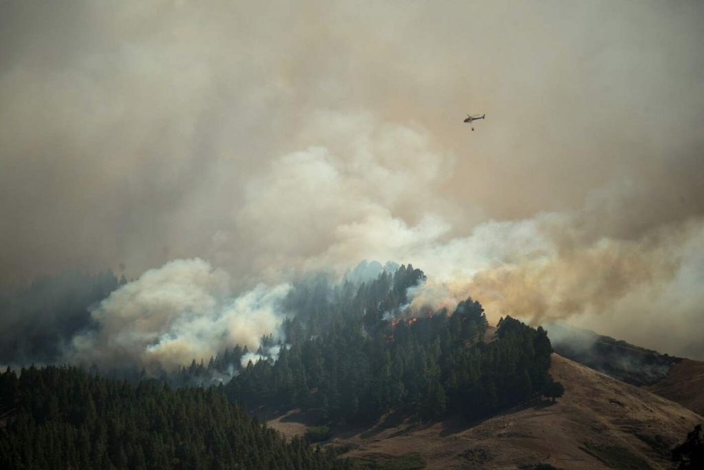 Spagna, vasto incendio a Gran Canaria