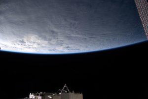 alba oceano pacifico Parmitano
