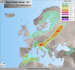 allerta meteo 13 agosto