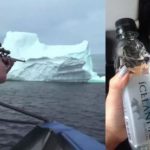 Cacciatori di iceberg, il lavoro offerto dal riscaldamento globale: sparano ai blocchi di ghiaccio per scioglierli e vendere l’acqua [GALLERY]