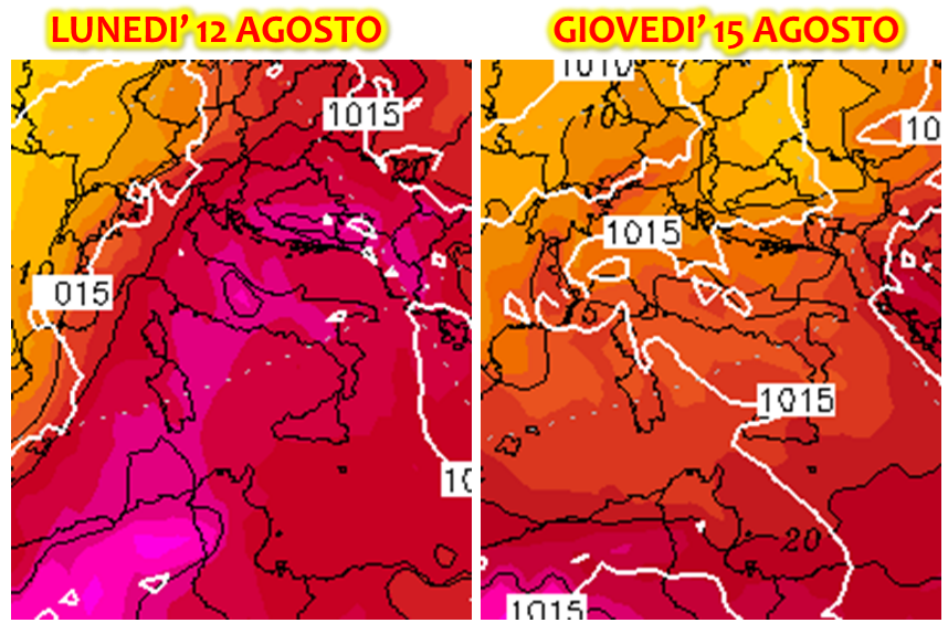 meteo ferragosto 2019