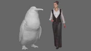 pinguino gigante freddo