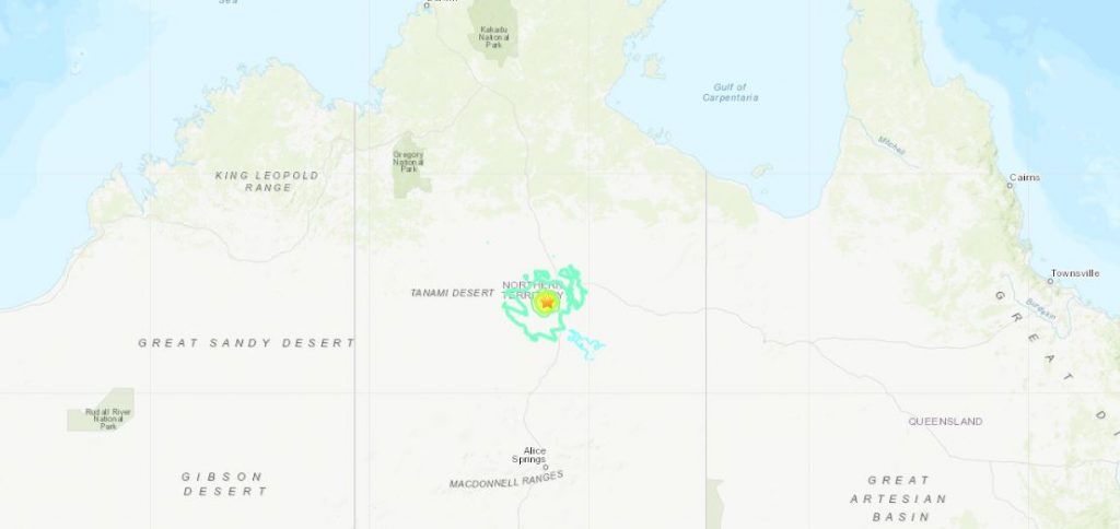terremoto australia