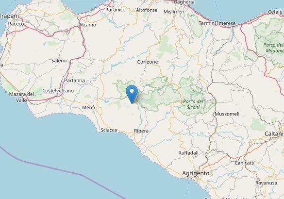 terremoto caltabellotta agrigento