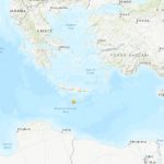 Scossa di terremoto magnitudo 5 al largo di Creta [DATI e MAPPE]