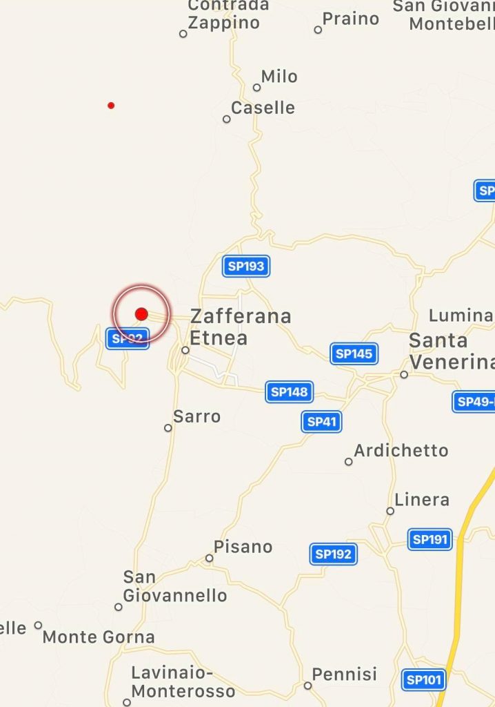 terremoto oggi catania zafferana etnea