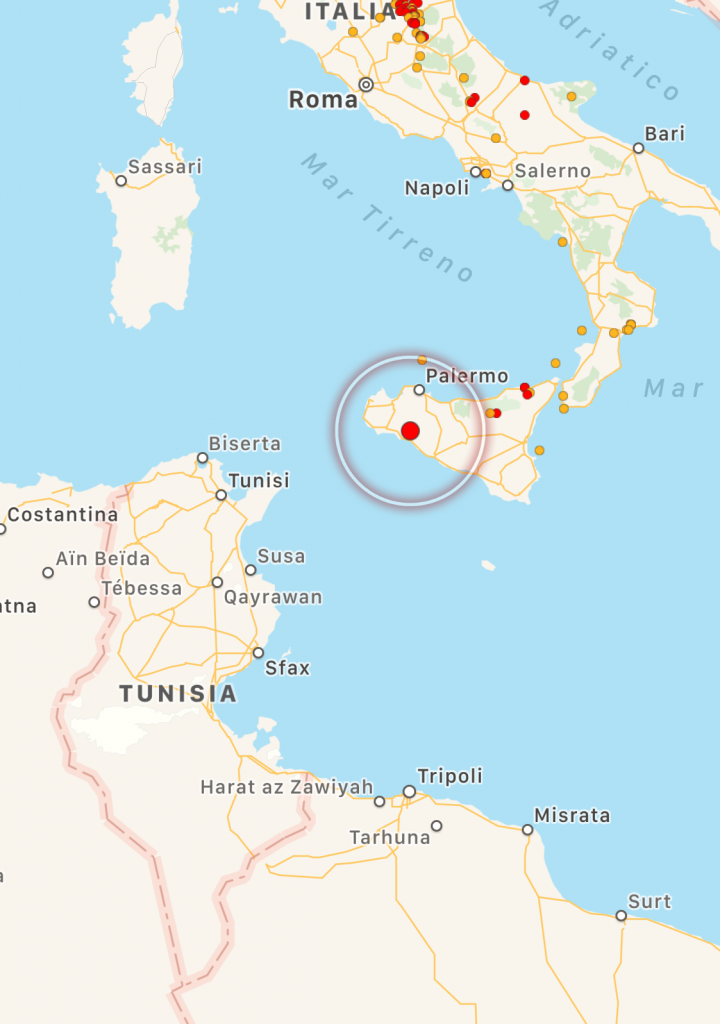 terremoto sicilia