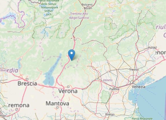 terremoto trentino veneto