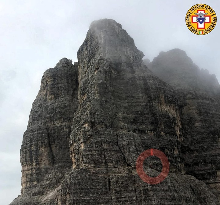 3 cime lavaredo alpinisti