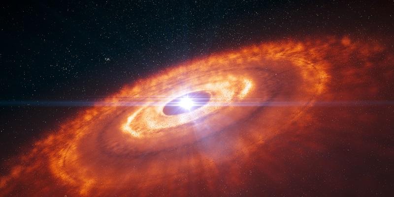 Hd 163296 disco protoplanetario