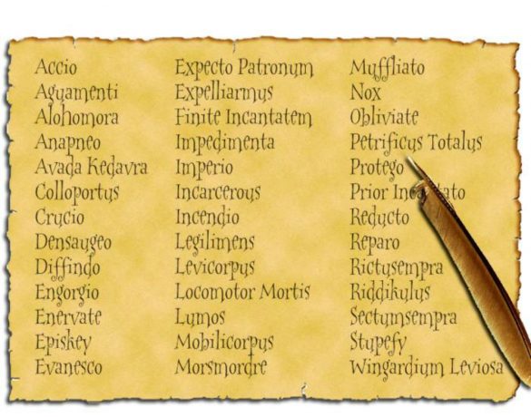 "Gli incantesimi di Harry Potter sono veri. Attenti a pronunciarli, si