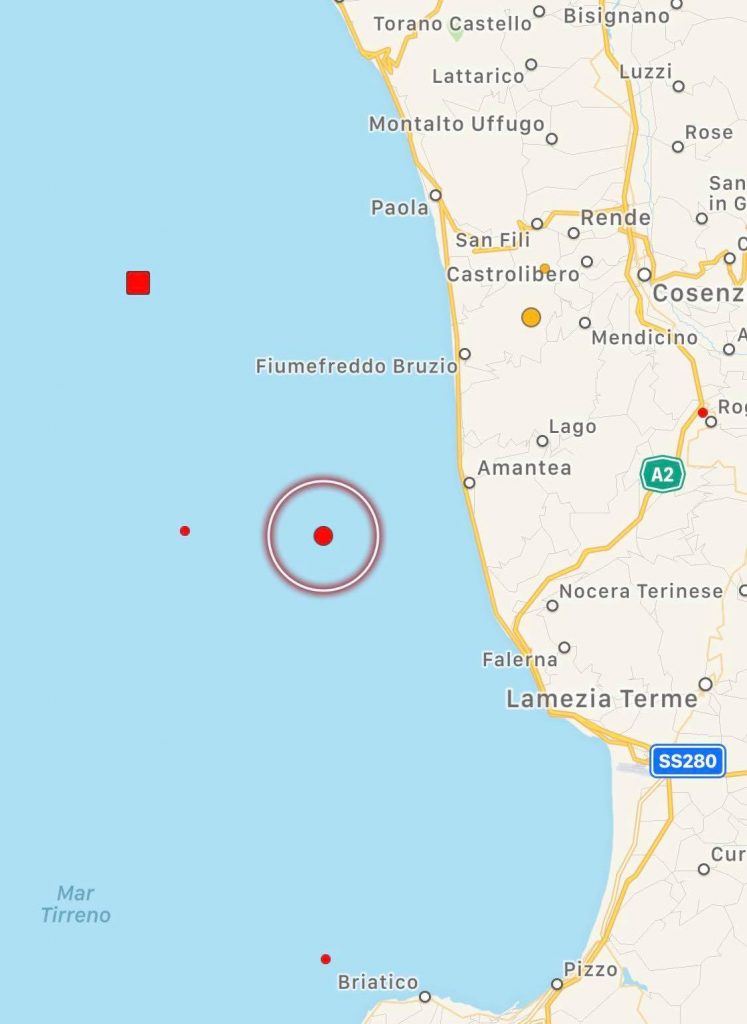 terremoto calabria oggi