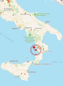 terremoto calabria oggi