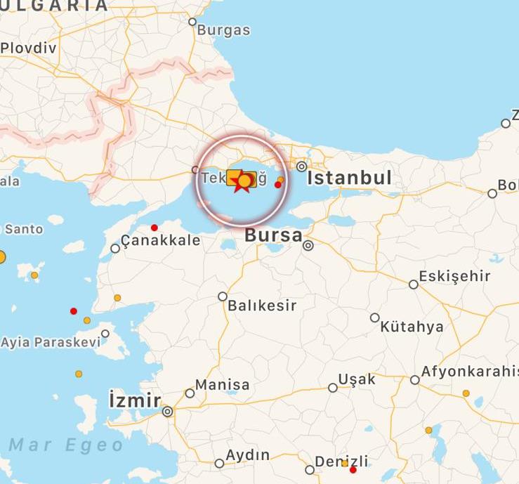 terremoto istanbul 26 settembre 2019