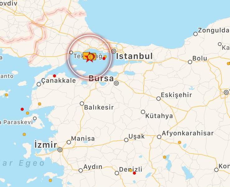 terremoto istanbul 26 settembre 2019