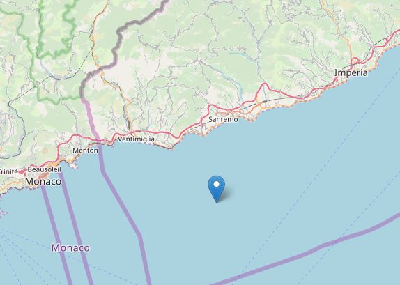 terremoto mar ligure