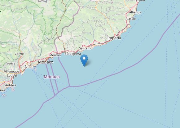 terremoto mar ligure