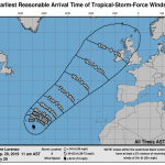 Allerta Meteo per l’Uragano Lorenzo, un “mostro” di 5ª Categoria in arrivo sull’Europa [MAPPE]