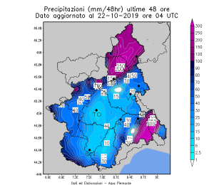dati precipitazioni piemonte