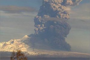 eruzione vulcano Shiveluch Russia