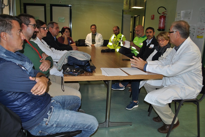 esercitazione ebola sassari