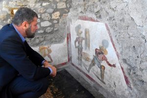 gladiatori combattenti pompei