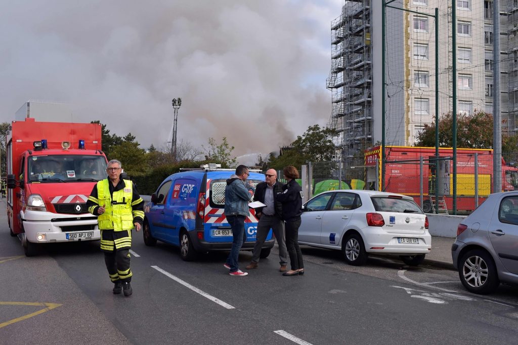 francia incendio lione