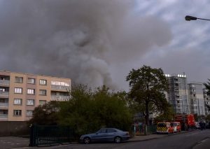 francia incendio lione