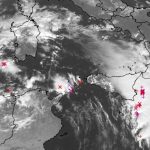 Allerta Meteo, furioso fronte temporalesco risale lo Jonio verso la Sicilia: pericolosissima area di convergenza tra Catania e Messina