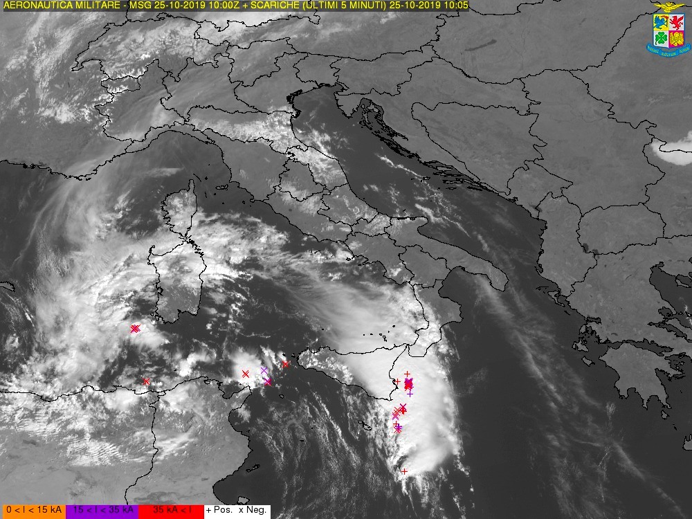 maltempo sud italia 25 ottobre 2019