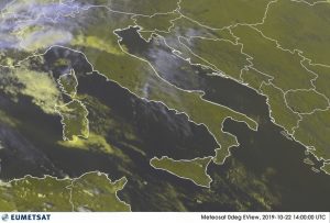 meteo italia caldo 22 ottobre 2019