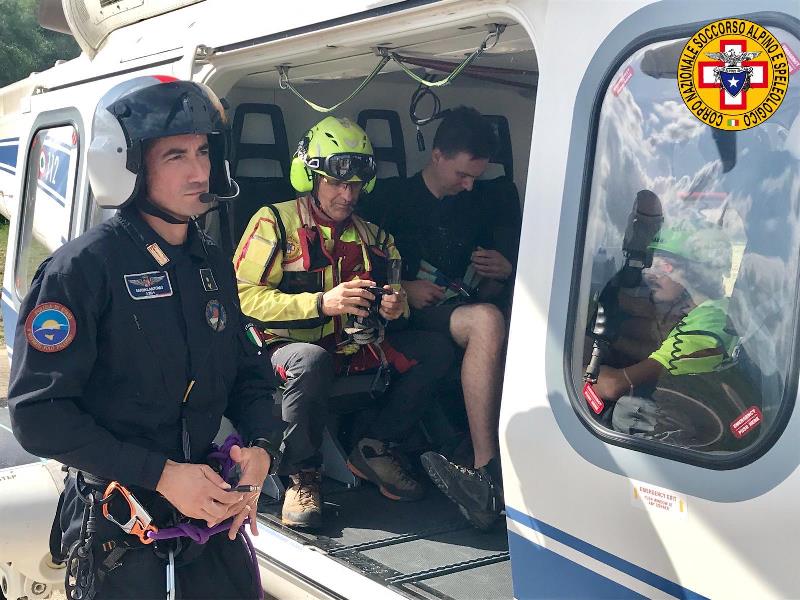 soccorso alpino siciliano salvataggio capo gallo