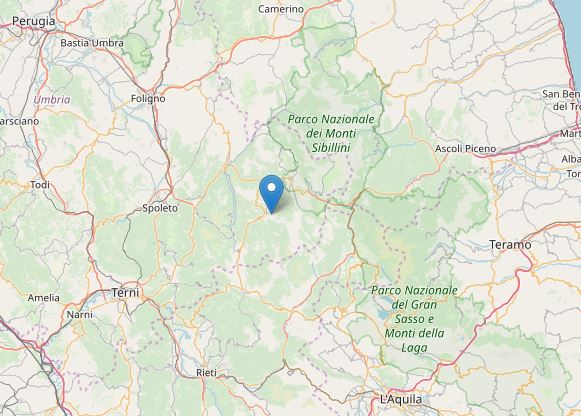 terremoto cascia perugia