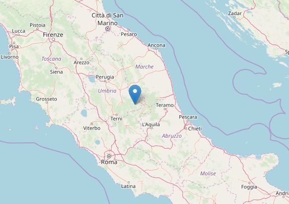 terremoto cascia perugia