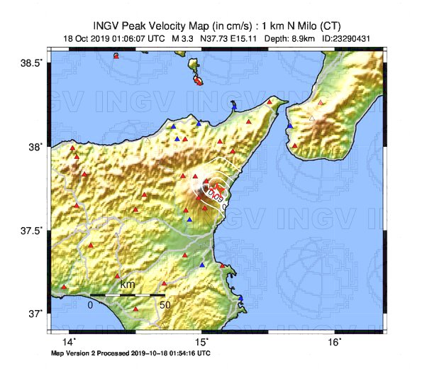 terremoto milo catania etna