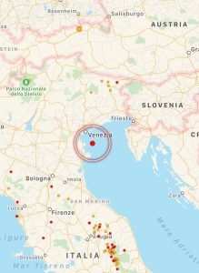 terremoto veneto venezia