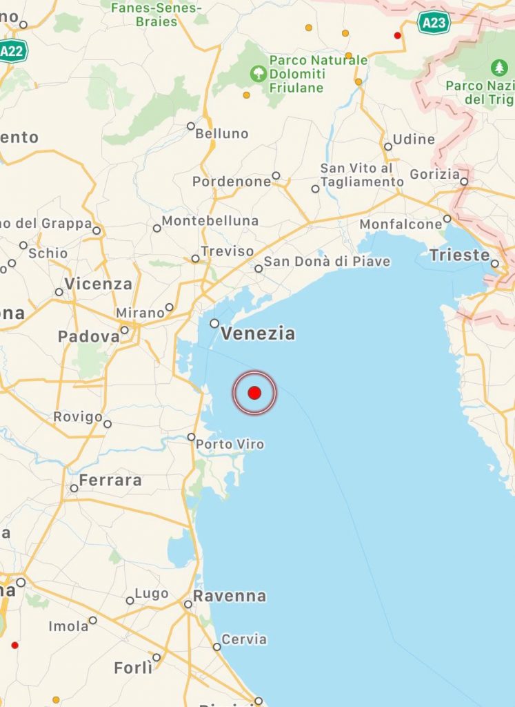 terremoto veneto venezia