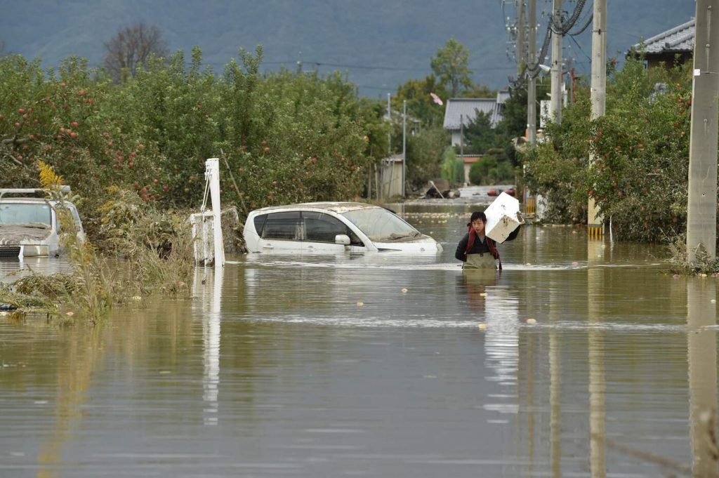 tifone hagibis giappone